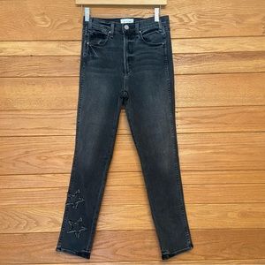 McGuire Denim star patch black skinny jean